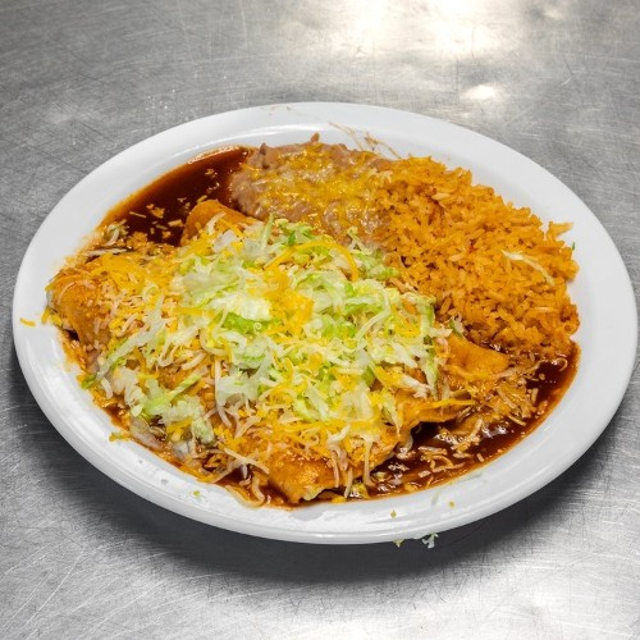 Enchiladas Beef or Chicken.
