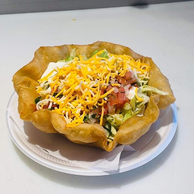 Taco Salad with No Carne.