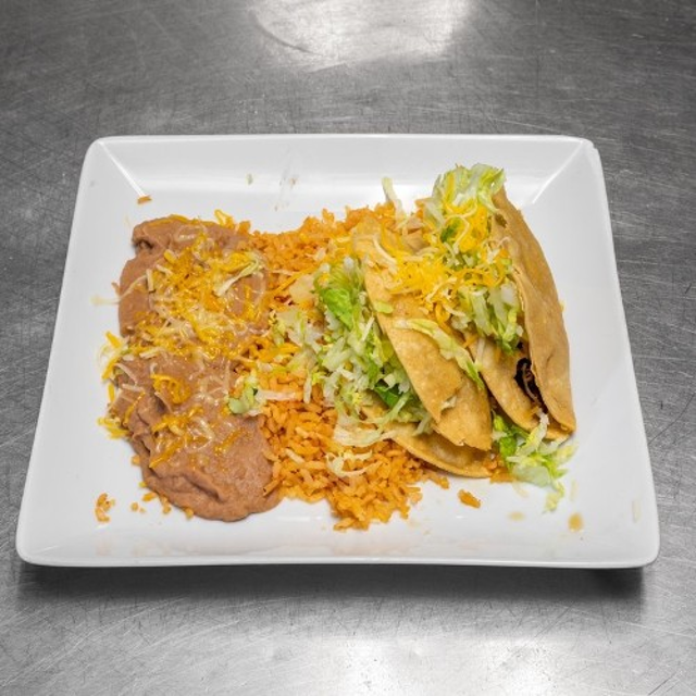 Two Chicken Tacos.