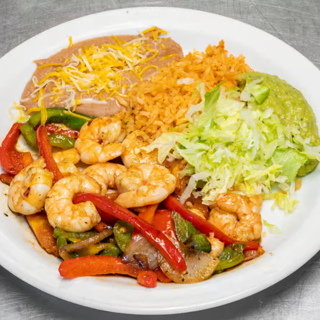 Shrimp Fajitas.