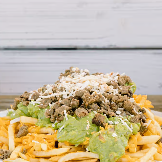 Carne Asada Torta with Fries.